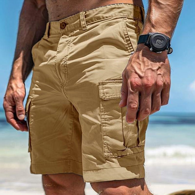 Veloria Heren Cargo Sportshort – Polyester Katoen Mix met Functionele Pockets