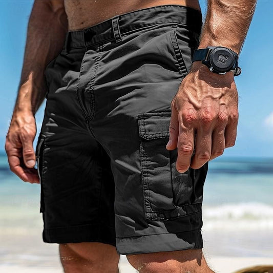 Veloria Heren Cargo Sportshort – Polyester Katoen Mix met Functionele Pockets