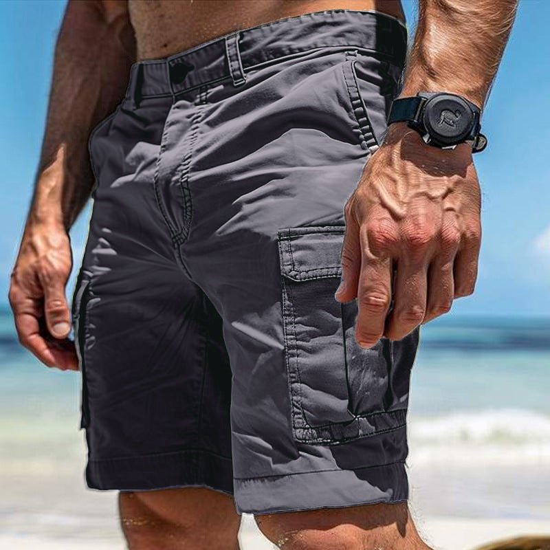 Veloria Heren Cargo Sportshort – Polyester Katoen Mix met Functionele Pockets