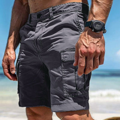 Veloria Heren Cargo Sportshort – Polyester Katoen Mix met Functionele Pockets