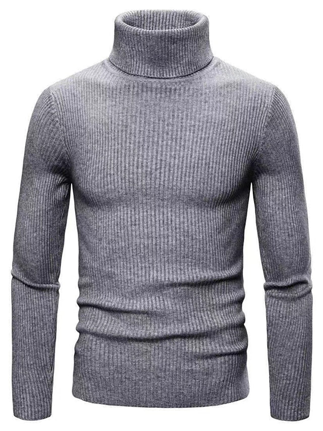 Élanor Heren Trui van Wol – Luxe Italiaanse Gebreide Sweater met Kraag