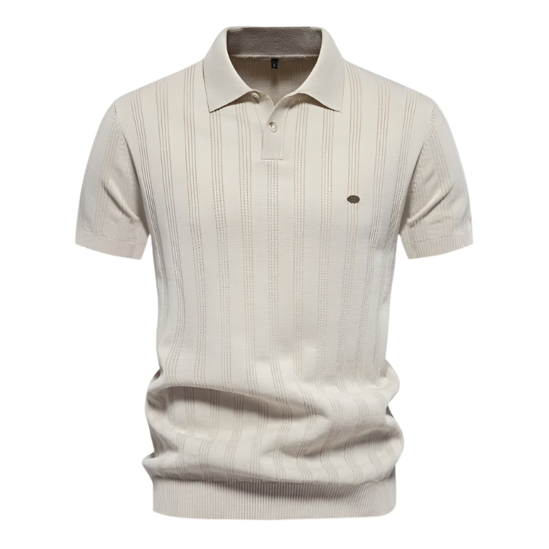 Herenshirt van merinowol met korte mouwen – Monde – Ademend en zacht – Donkerblauw