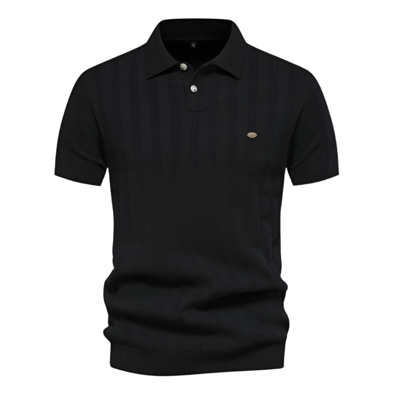 Herenshirt van merinowol met korte mouwen – Monde – Ademend en zacht – Donkerblauw