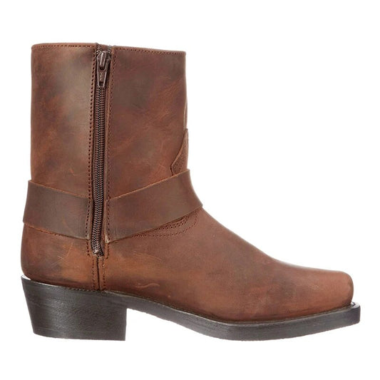Vintage Westerse Herenlaarzen – Leren Cowboyboots met Comfortabele Pasvorm