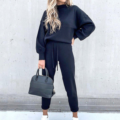 Veloria Tweedelig Huispak voor Dames – Comfortabel Loungewear Set van Zachte Stof