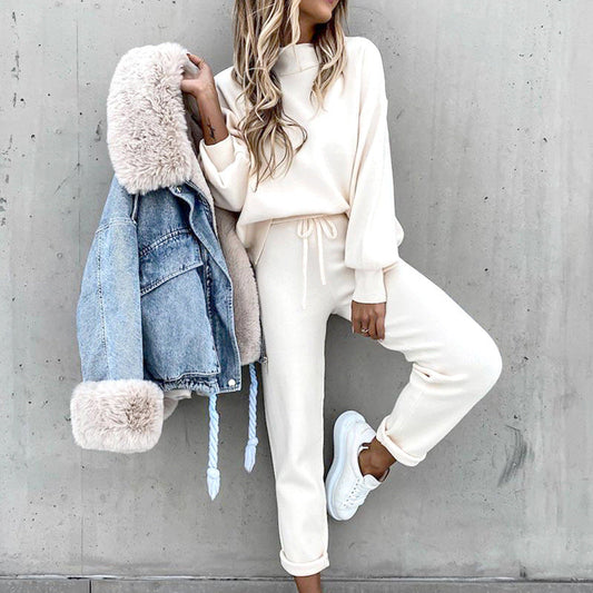 Veloria Tweedelig Huispak voor Dames – Comfortabel Loungewear Set van Zachte Stof